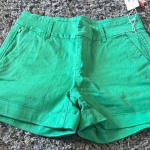 Vibrant Green Women's Bermuda Shorts